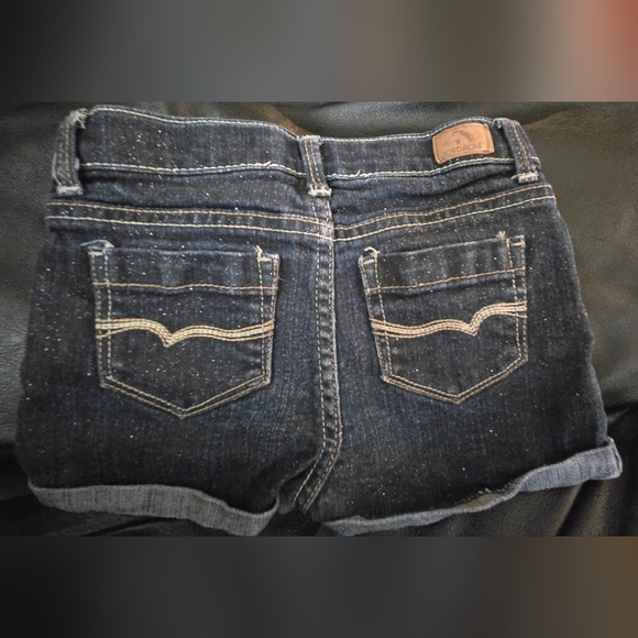Jordache Girls Denim Sparkle Stretch Shorts Sz4T - Picture 4 of 6